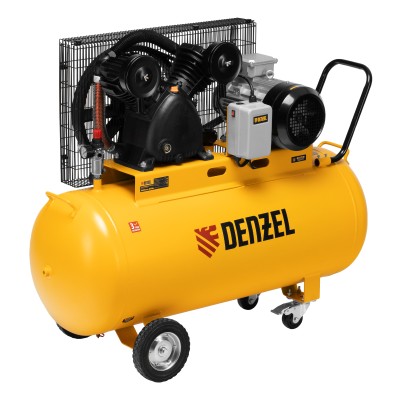Компрессор воздушный рем. привод BCV 5500-T/200, 5,5 кВт, 200 литров, 850 л/мин Denzel ( 58122 )