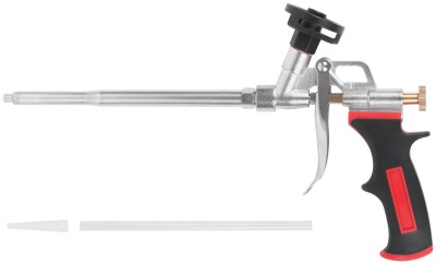 Пистолет для монтажной пены, прорезиненная ручка, тефлоновое покрытие клапана ( 14275 )