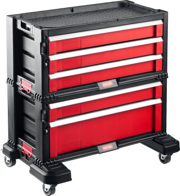 Тележка с 5 ящиками "DRAWER 2+3", 22" KETER,  ( 38380-5 )