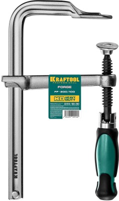 FORGE FF-200/100 струбцина тип F 200/100 мм, 450 кгс, KRAFTOOL ( 32014-100-200 )