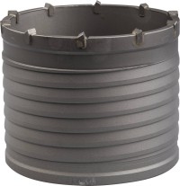 Коронка ЗУБР буровая, конусная посадка, без оснастки, d=125мм, L=100мм,  ( 29300-125 )