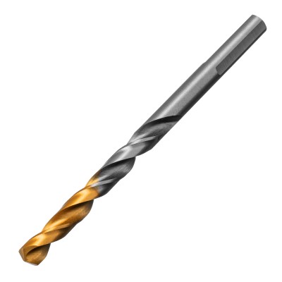 Сверло спиральное по металлу 6 x 93 мм, Р6М5, Golden Tip  Denzel ( 718235 )