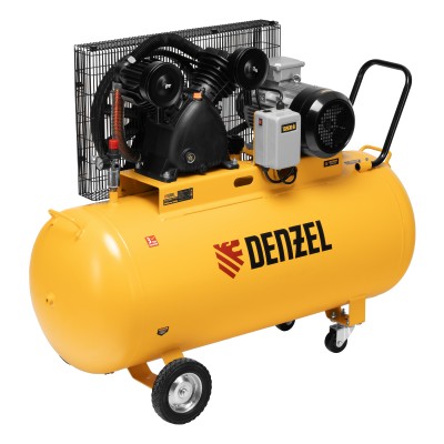 Компрессор воздушный рем. привод BCV 5500-T/270, 5,5 кВт, 270 литров, 850 л/мин Denzel ( 58125 )