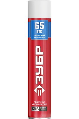 Пена "65" монтажная, адаптерная, всесезонная, 750мл, ЗУБР,  ( 41144 )
