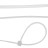 Кабельные стяжки белые КС-Б2, 4.8 х 300 мм, 25 шт, нейлоновые, ЗУБР Профессионал,  ( 4-309017-48-300 )