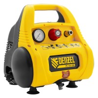 Компрессор воздушный безмасляный РС 1/6-180,1, 1 кВт, 180 л/мин, 6 л Denzel, ( 58057 )