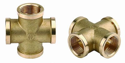 Крестовина GENERAL FITTINGS латунь, г/г/г/г, 1/2" ,  ( 51049-1/2 )