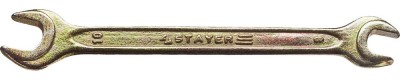 Рожковый гаечный ключ 8 x 10 мм, STAYER,  ( 27038-08-10 )