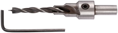 Сверло с зенкером для мебельных стяжек 5 мм/зенкер 9,5 мм (для стяжки 7х50) ( 36431 )