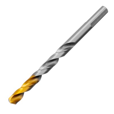 Сверло спиральное по металлу 7,0 x 109 мм, Р6М5, Golden Tip  Denzel ( 718237 )