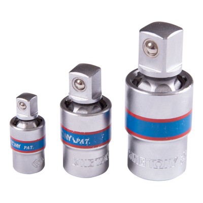 KING TONY Набор карданов шаровых 1/4", 3/8", 1/2", 3 предмета ( 9113PR )