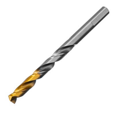 Сверло спиральное по металлу 8 x 117 мм, Р6М5, Golden Tip  Denzel ( 718239 )