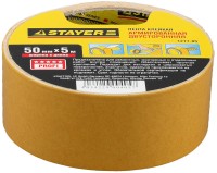 Двухсторонняя клейкая лента на тканевой основе, STAYER Profi 1217-05, 50мм х 5м,  ( 1217-05 )