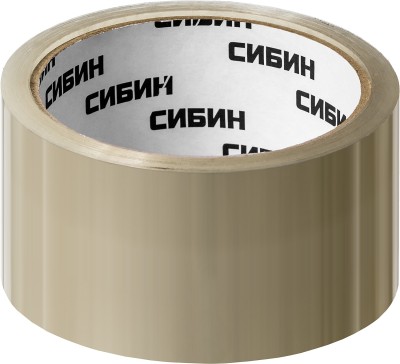 Клейкая лента, СИБИН 12055-50-50, прозрачная, 48мм х 50м,  ( 12055-50-50_z02 )