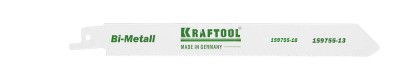 Полотно KRAFTOOL "INDUSTRIE QUALITAT", S922EF, для эл/ножовки, Bi-Metall, по металлу, шаг 1,4мм, 130мм,  ( 159755-13 )