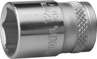 Торцовая головка KRAFTOOL "INDUSTRIE QUALITAT", Cr-V, FLANK, хромосатинированная, 1/4", 13 мм,  ( 27815-13_z01 )