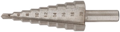 Сверло ступенчатое HSS ( Р6М5 ) по металлу, 9 ступеней, 4-20 мм ( 36395 )