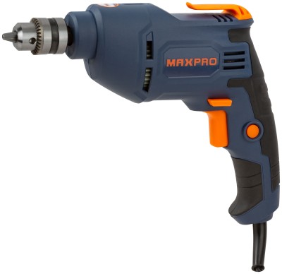 MAX-PRO Дрель электрическая 450 Вт; 0-2700об/мин; ключевой патрон 0,8-10мм; 1,2 кг; резиновые вставки; кор. ( 85051 )