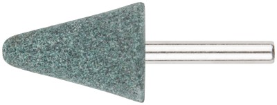 Шарошка абразивная ( по камню, мрамору, кафелю), хвостовик 6 мм, конус с закруглением 25 х 35 мм ( 36981 )