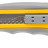 Нож STAYER "MASTER" двухкомпонентный корпус,серо-желтый,серая кнопка,автостоп,допфиксатор,кассетой на 5лезвий,18мм,  ( 09142 )