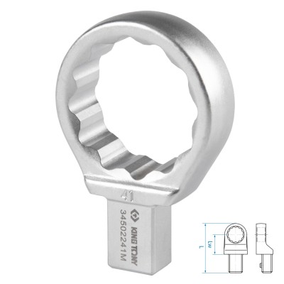 Насадка накидная серии "FIT", 41 мм, 14х18 мм KING TONY 34502241M