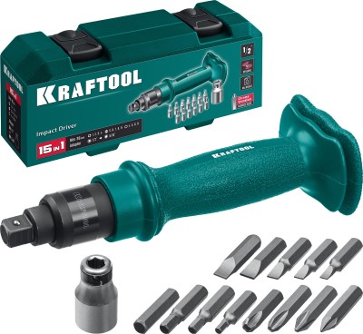 ID-15 отвертка ударно-поворотная 15 предм, KRAFTOOL ( 25550-H10_z01 )