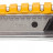 Нож STAYER "MASTER" металлический обрезиненный корпус, автостоп, 18мм,  ( 09143 )