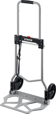 STAYER PROTruck до 70кг, каркас и платформа из алюминия, платформа 39х28см, колёса d13см, вес 3,0кг, складная хозяйственная тележка (38755-70)