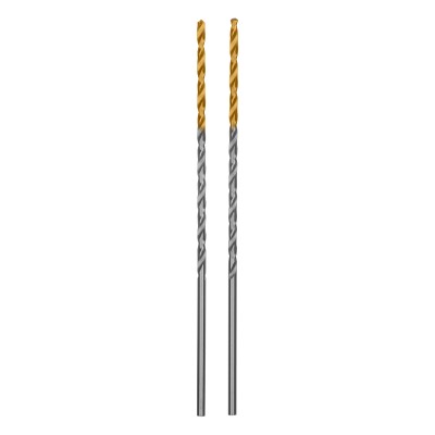 Сверло спиральное по металлу 2 х 86 мм Р6М5, Golden Tip, удлиненное, 2шт. Denzel ( 718245 )