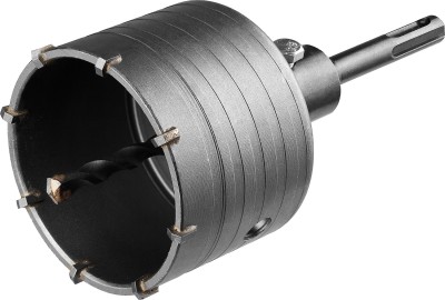 Коронка по бетону СИБИН SDS-Plus, в сборе, d=80мм,  ( 29216-80 )