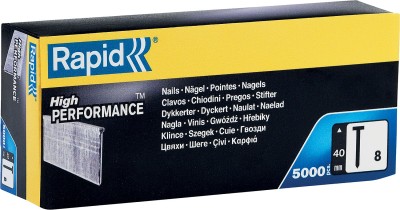 RAPID 40 мм гвозди супертвердые, закаленные тип 300 (F / J / 47 / 8), 5000 шт ( 40100535 )