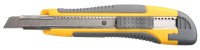 Нож STAYER "MASTER" с выдвижным сегмент. лезвием, пластмас., упроч., 9мм,  ( 0903 )