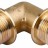Уголок GENERAL FITTINGS с упором, латунь, ш/ш, 3/4",  ( 51074-S/S-3/4 )