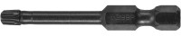 Биты ЗУБР "ПРОФИ" TORX, тип хвостовика E 1/4", T25, 50мм, 2шт, на карточке,  ( 26025-25-50-S2 )