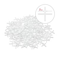 ЗУБР 2мм крестики для плитки, 200шт,  ( 33811-2 )