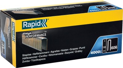 RAPID 18 мм скобы узкие, закаленные,  тип 55 (C / 14 / 606), 4000 шт, супертвердые ( 11897602 )