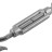 Талреп DIN 1480, крюк-кольцо, М8, 1 шт, кованая натяжная муфта, оцинкованный, ЗУБР Профессионал,  ( 304356-08 )