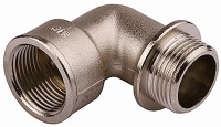 Уголок GENERAL FITTINGS с упором, никелированная латунь, г/ш, 3/4",  ( 51072-G/S-3/4 )