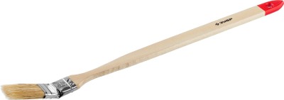 Кисть радиаторная угловая ЗУБР "УНИВЕРСАЛ-МАСТЕР", светлая натуральная щетина, деревянная ручка, 25мм,  ( 01041-025 )