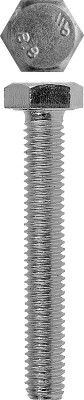 Болт с шестигранной головкой, DIN 933, M12x30 мм, 4 шт, кл. пр. 5.8, оцинкованный, ЗУБР,  ( 4-303076-12-030 )
