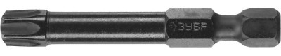 Биты ЗУБР "ПРОФИ" TORX, тип хвостовика E 1/4", T40, 50мм, 2шт, на карточке,  ( 26025-40-50-S2 )