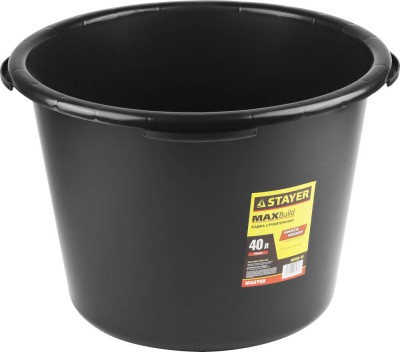 Кадка STAYER "MASTER" строительная пластмассовая, 40л,  ( 06098-40 )