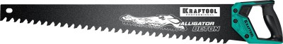 Ножовка по бетону (пила) "Alligator Beton" 700 мм, твердосплавные напайки, для пиления блоков чистого бетона, KRAFTOOL ( 15211-70 )