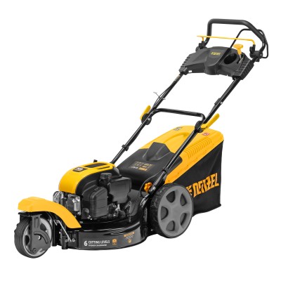 Бензиновая газонокосилка GLT-460SP-T, Trike 149 см3, 46 см, привод, панель, 60л Denzel  ( 58810 )