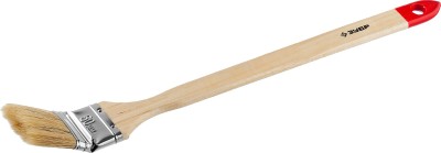 Кисть радиаторная угловая ЗУБР "УНИВЕРСАЛ-МАСТЕР", светлая натуральная щетина, деревянная ручка, 50мм,  ( 01041-050 )