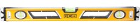 Уровень JCB коробчатый, магнитный, 2 фрезерованные базовые поверхности, 3 ампулы, крашенный, с ручками, 0,5мм/м, 60см  ,  ( JBL003 )