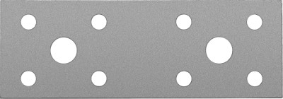 Крепежная пластина КП-2.5, 100х35 х 2.5мм, ЗУБР, ( 31023-100 )