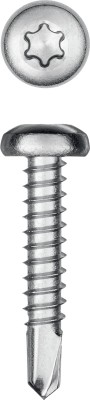 KRAFTOOL DS-P 25 х 4.2 мм, А2, сверло, полукр. головка, ТХ20, саморез нержавеющий, 400 шт (300931-42-025)
