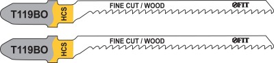 Полотна по дереву, HCS, фрезерованные, волнистые зубья, 82/56/2 мм (Т119ВО), 2 шт. ( 40937 )
