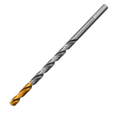 Сверло спиральное по металлу 6 х 139 мм, Р6М5, Golden Tip, удлиненное Denzel ( 718256 )